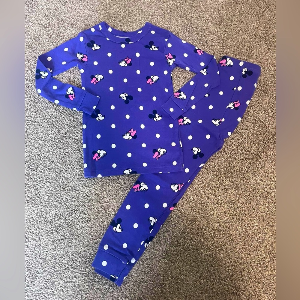Gap Organic PJ Set- Disney Minnie Mouse- New (No Tags); Girls Size 4